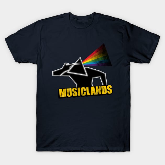 Musiclands-gamer music parody T-Shirt by ntesign